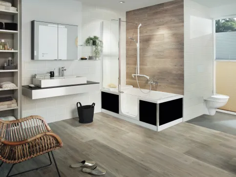 Duschbadewanne Duo