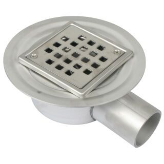 BLÜCHER Domestic Just KABINENAblauf SQUARE mit Geruchsverschluss