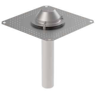 BLÜCHER Dachablauf Druckentwässerung D110mm, senkrecht Edelstahl AISI304