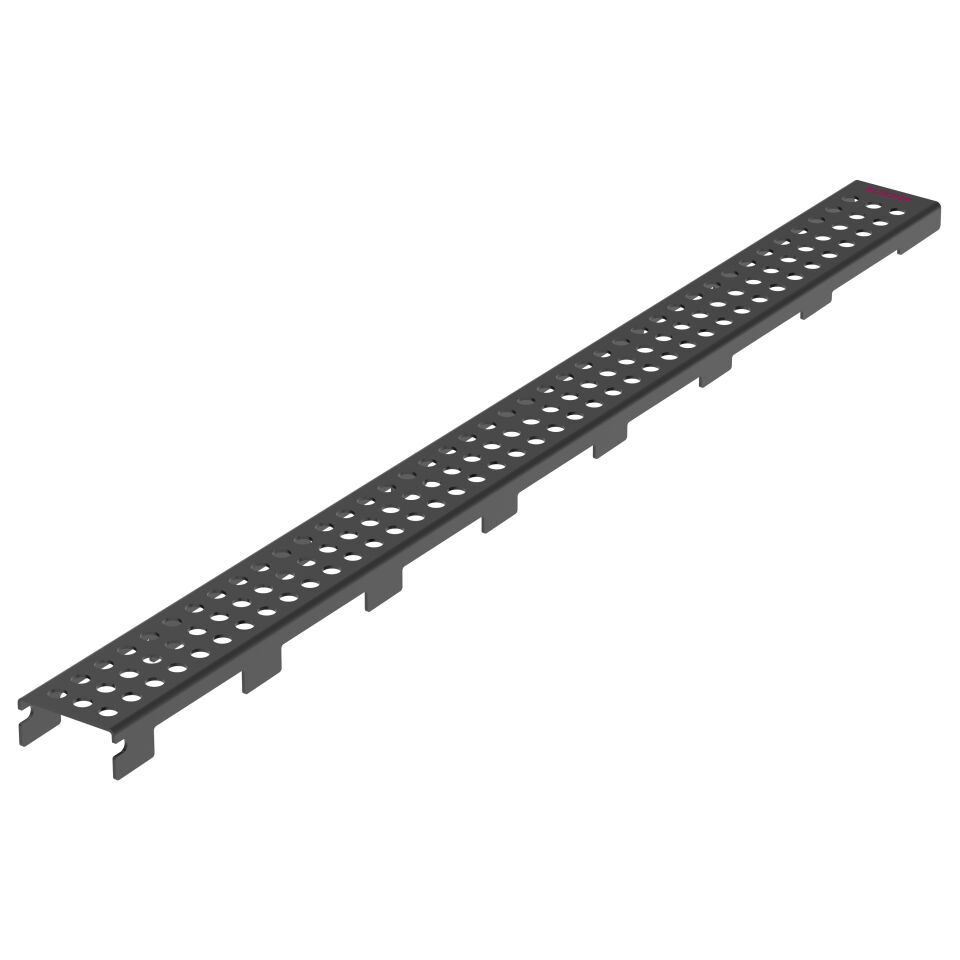 BLÜCHER Abdeckung VIENNA 1000 SCHWARZ 50x932MM Edelstahl AISI304