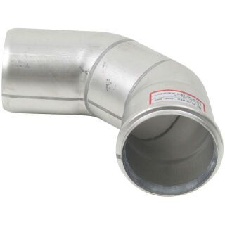 BLÜCHER Europipe Rohrbogen LANG 87.5G 50 MM, D50MM Edelstahl AISI304