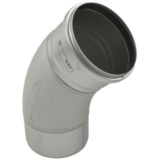 BLÜCHER Europipe Rohrbogen LANG 45G D315MM Edelstahl AISI316L