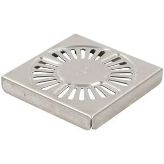 BLÜCHER Abdeckung SONNENSTRAHL SQUARE 168x168MM Edelstahl AISI304
