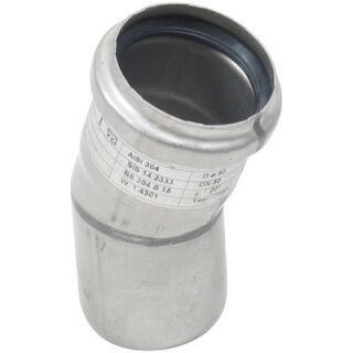 BLÜCHER Europipe Rohrbogen 20G, D50MM Edelstahl AISI304