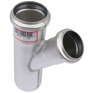 BLÜCHER Europipe Abzweig 45G D110/110MM AISI304