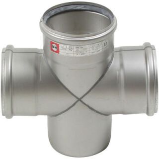 BLÜCHER Europipe Doppelabzweig Abzweig 87.5/180G, D50/50MM