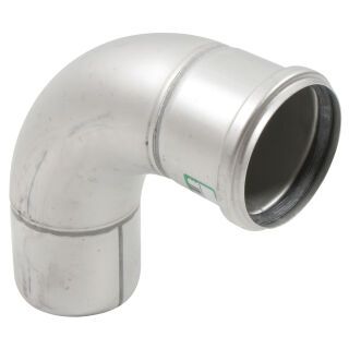 BLÜCHER Europipe Rohrbogen LANG 90G, D160MM Edelstahl AISI316L