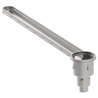 BLÜCHER HYGIENICPRO 150x1000 AISI304 Stirnseitig Hohes D110mm, senkrecht