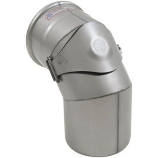 BLÜCHER Europipe Rohrbogen 87.5G mit Reinigungsöffnung D75MM AISI304