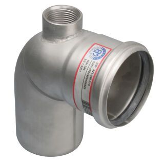 BLÜCHER Europipe Rohrbogen 87.5G mit Reinigungsöffnung D50MM BSP