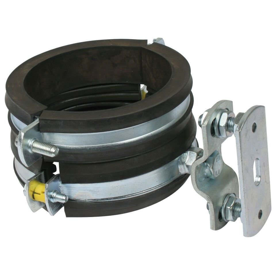 BLÜCHER Europipe Rohrschelle Mit EPDM D125MM geräuschunterdrückend BLÜCHER Europipe Rohrschelle Mit EPDM D125MM geräuschunterdrückend