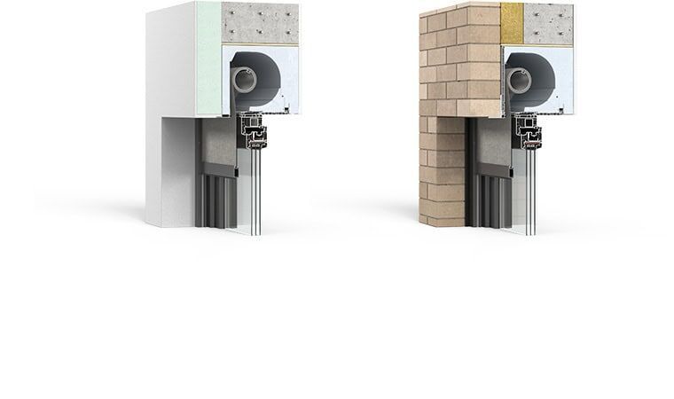 DuoTherm Tuchverschattung Neubauaufsatzkasten Thermo NB 4.0 Revision innen (TIZ)