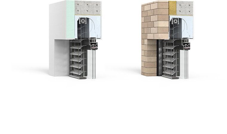 DuoTherm Raffstore Neubauaufsatzkasten Thermo NB 4.0 Revision außen (TR)