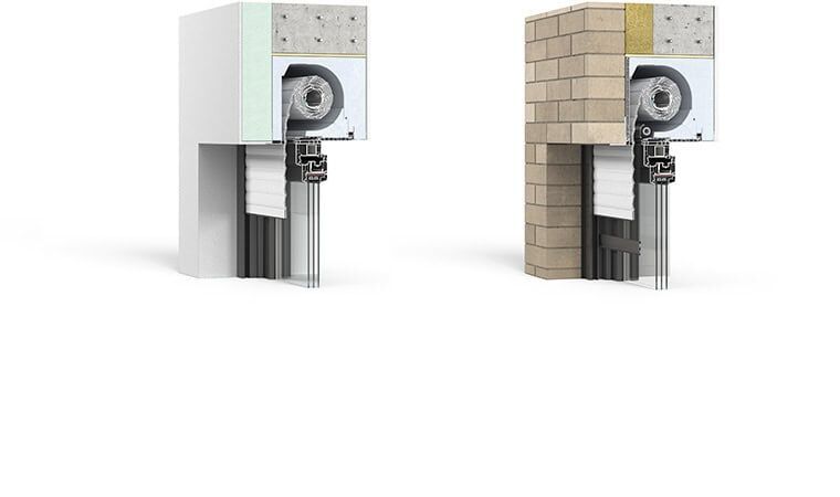 DuoTherm Rollladen Neuaufbausatzkasten Thermo NB 4.0 Revision innen (TI)