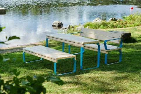 Sitzbank und Tisch Serie Rosenlund