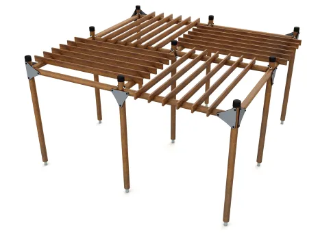 Pergola mit 4 Sektionen
