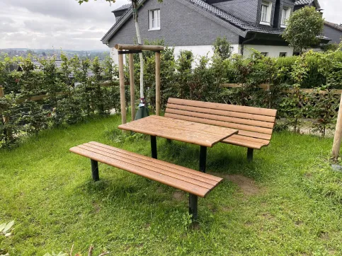 Parkbank, Bank und Tisch Serie Sofiero
