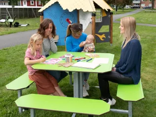 Bank-Tisch-Kombination Skagen