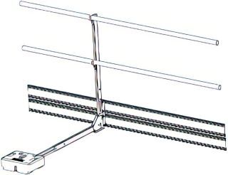 CARLISLE® GUARD PLUS Dachgeländer, mit Fußleiste