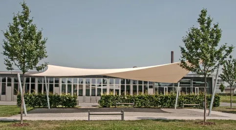 Anwendungsbeispiel Außenbereich Bildungswerk Singen
