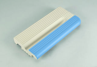 25cm Endstein rechts 119mm azur hell C Markierung: 553002 - azur hell