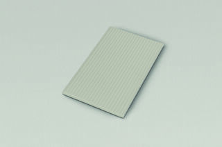 15,6x25x0,8 Ecke rechts ger. graubeige C