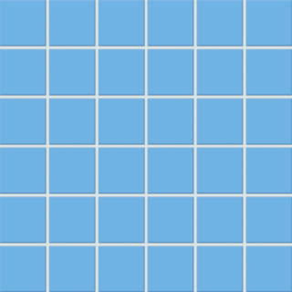 5x5x0,65 Plural azur hell R10/B Mosaikbogen 30x30