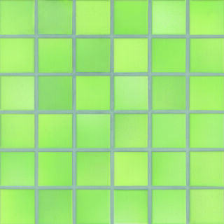 5x5x0,65 Fresh lime green-mix R11/C Mosaikbogen 30x30