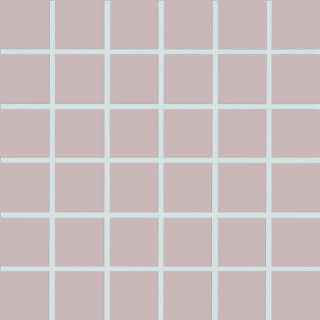 5x5x0,65 Plural oxidrot hell Mosaikbogen 30x30