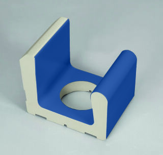 12,5cm tieflie. klein m. Abl. azur aktiv System Wiesbaden