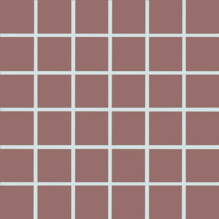 5x5x0,65 Plural oxidrot mittel Mosaikbogen 30x30