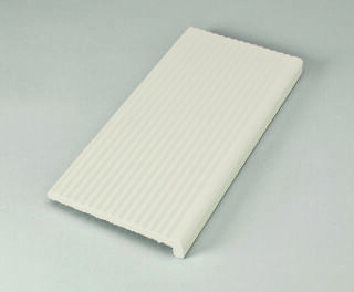 25X12,5x0,8 Schenkelpl.geril.graubeige C