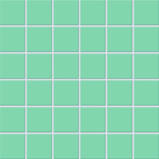 5x5x0,65 Plural türkis mittel R10/B Mosaikbogen 30x30