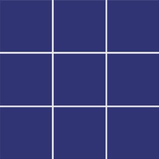 10x10x0,65 Plural kobaltblau Mosaikbogen 30x30