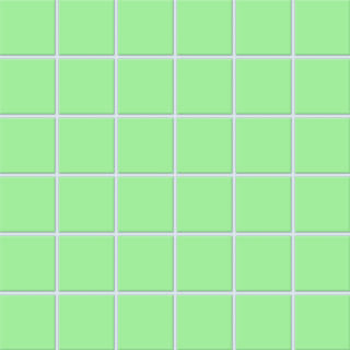 5x5x0,65 Plural grün mittel R10/B Mosaikbogen 30x30