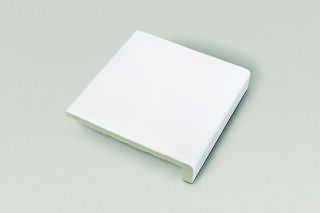 12,5x12,5x0,8 Schenkelplatte neutral 10 aktivweiß