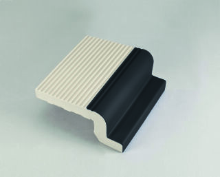 12,5cm Randstein neutral 1 C Markierung 340 - neutral 1 - tiefschwarz
