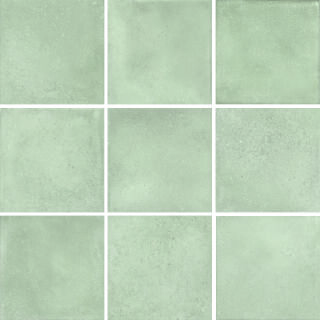 10x10x0,65 Karl grey green glänzend Mosaikbogen 30x30