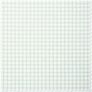Ø1x0,65 Loop arktisweiß glänzend Mosaikbogen 32x32