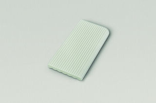 12,5x25x1,5 Ecke rechts ger. graubeige C