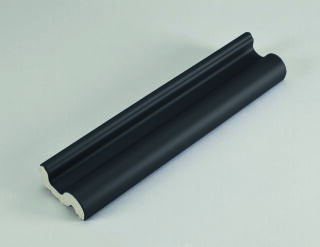 25cm Handfass-Stein neutral 1 C tiefschwarz