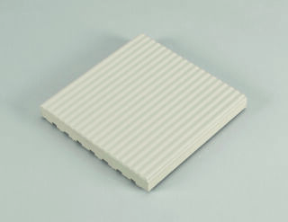 12,5x12,5x1,5 Rillenplatte graubeige C