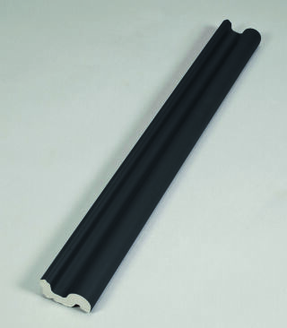 50cm Handfass-Stein neutral 1 C tiefschwarz