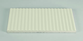 12,5x25x1,25 Rillenplatte graubeige C System Finnland II
