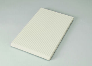 15,6x25x1,5 Kopfkante ger. graubeige C