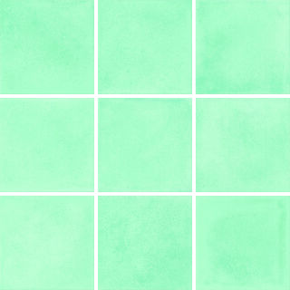 10x10x0,65 Karl aqua glänzend Mosaikbogen 30x30