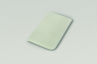 15,6x25x1,5 Ecke links ger. graubeige C