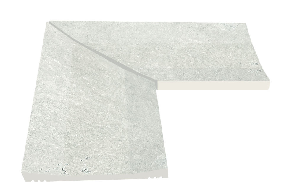 Ascona Ecke Paar pearl R11/B Flachrinne