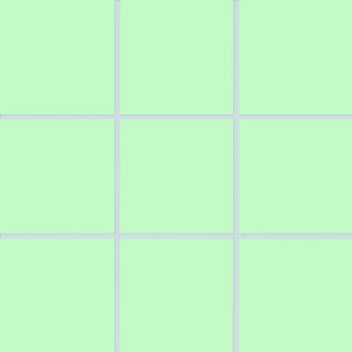 10x10x0,65 Plural grün hell Mosaikbogen 30x30