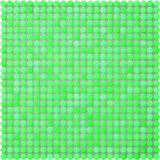 Ø1x0,65 Loop seegrün glänzend Mosaikbogen 32x32